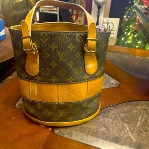 1970s LOUIS VUITTON Monogram Bucket Bag